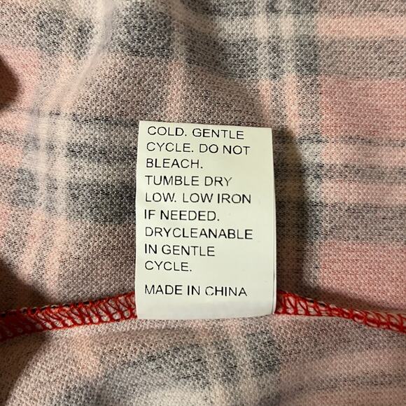 Shein Plaid Crop Tank in Red/Black Size XL - Picture 7 of 7